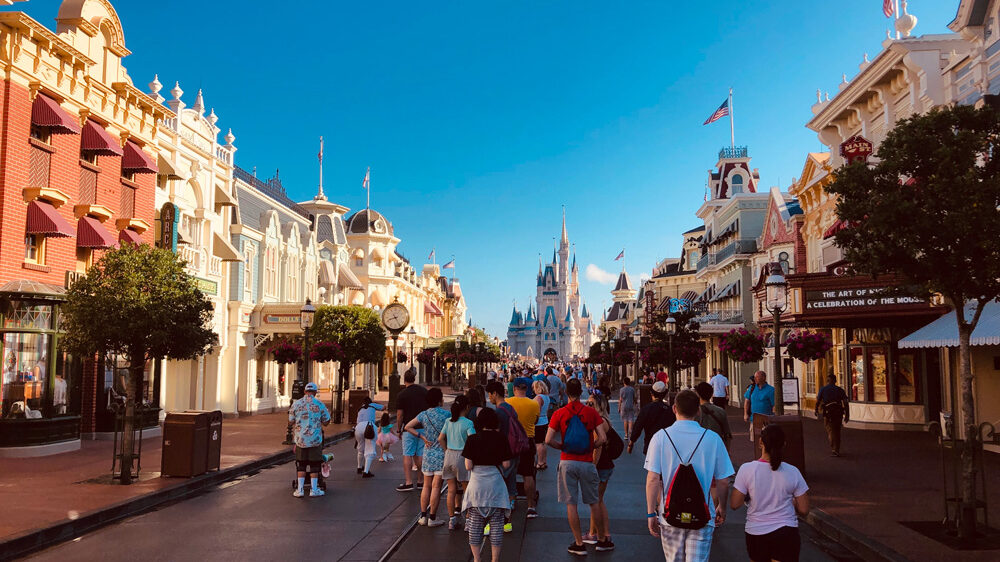 Magic Kingdom Castle at end of Main Street