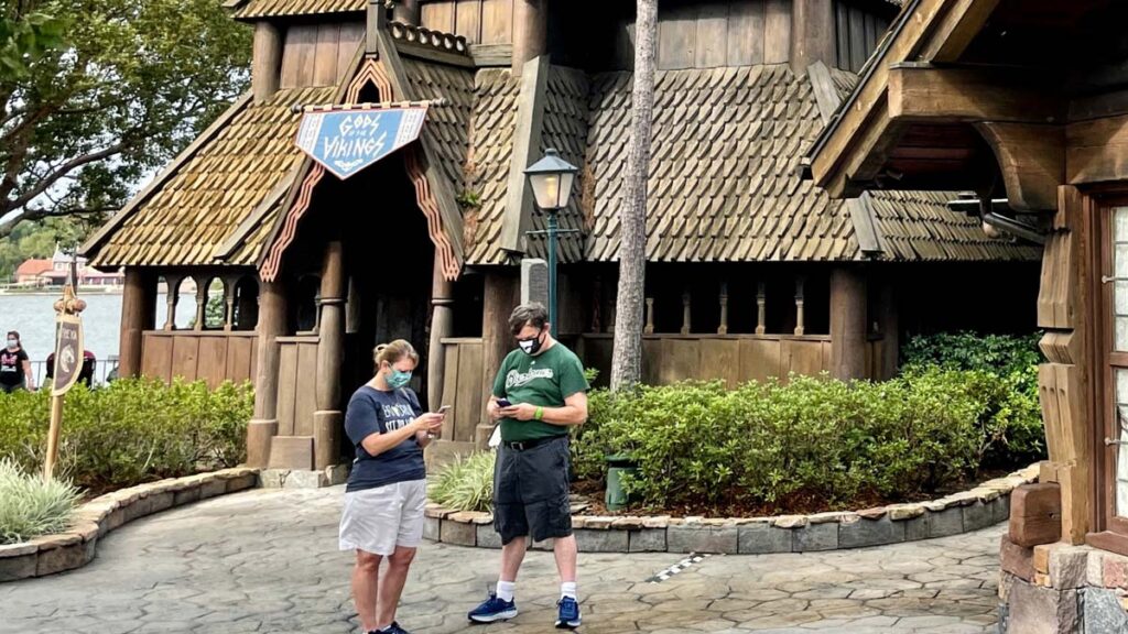 Stave Church covered walkway