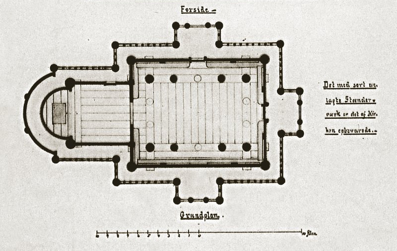 Plan of Gol Stave Church