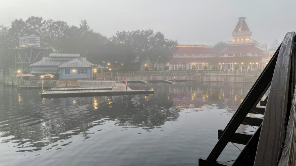 early morning at Port Orleans Riverside