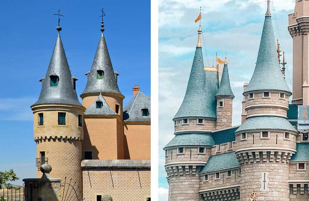 Alcázar of Segovia - an inspiration for Cinderella Castle