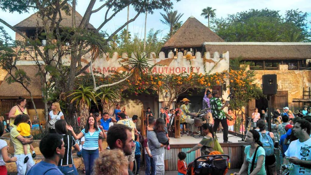 Town Square in Harambe Animal Kingdom Africa