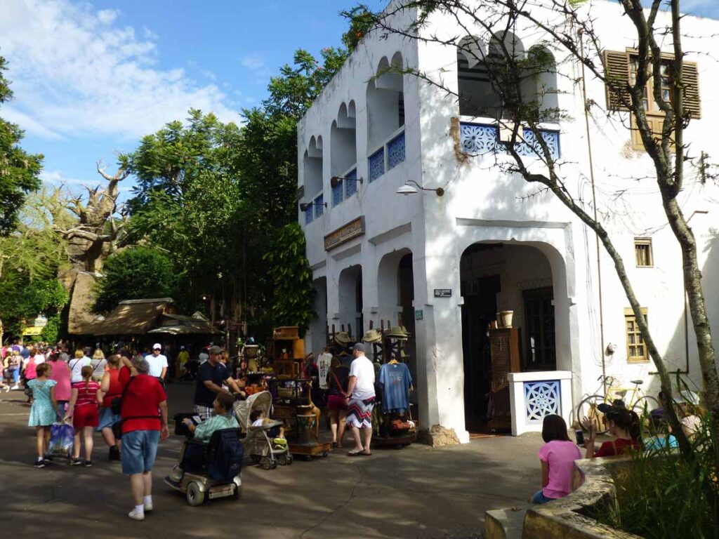 Mombasa Marketplace - bright white architecture