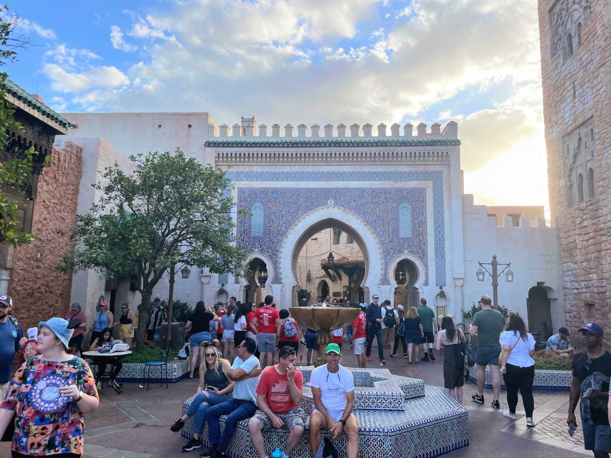 You are currently viewing The Architecture of the Bab Boujeloud Gate in Morocco at Epcot